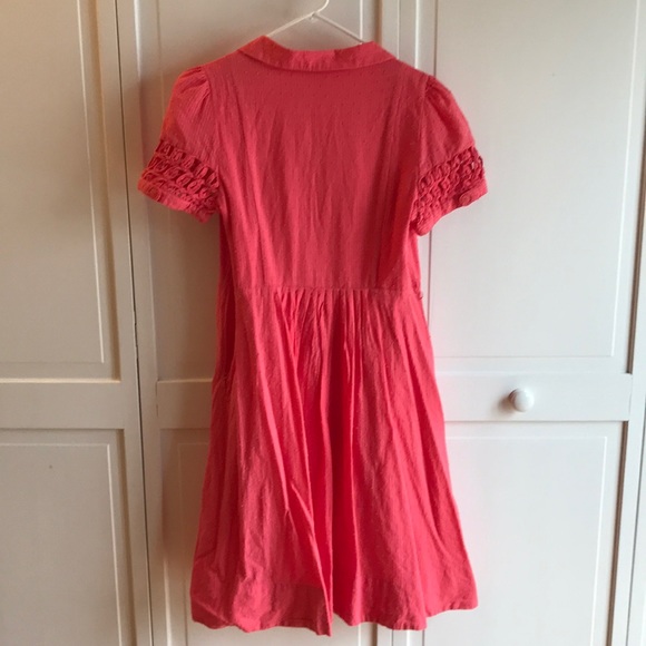 Maeve Anthropology pink retro dress pockets pin up - Picture 8 of 8